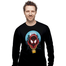 Load image into Gallery viewer, Shirts Long Sleeve Shirts, Unisex / Small / Black Spider Chain
