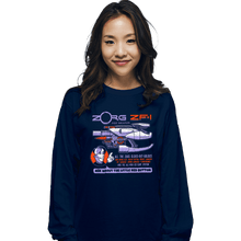 Load image into Gallery viewer, Secret_Shirts Long Sleeve Shirts, Unisex / Small / Navy Ask About the Little Red Button
