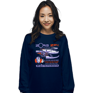 Secret_Shirts Long Sleeve Shirts, Unisex / Small / Navy Ask About the Little Red Button