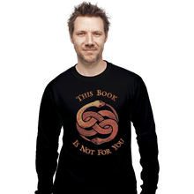 Load image into Gallery viewer, Daily_Deal_Shirts Long Sleeve Shirts, Unisex / Small / Black Endless Book
