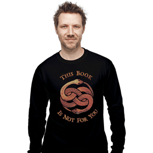 Daily_Deal_Shirts Long Sleeve Shirts, Unisex / Small / Black Endless Book