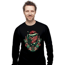 Load image into Gallery viewer, Daily_Deal_Shirts Long Sleeve Shirts, Unisex / Small / Black Holidays At Elm Street
