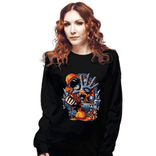 Load image into Gallery viewer, Daily_Deal_Shirts Long Sleeve Shirts, Unisex / Small / Black Pirate Crest
