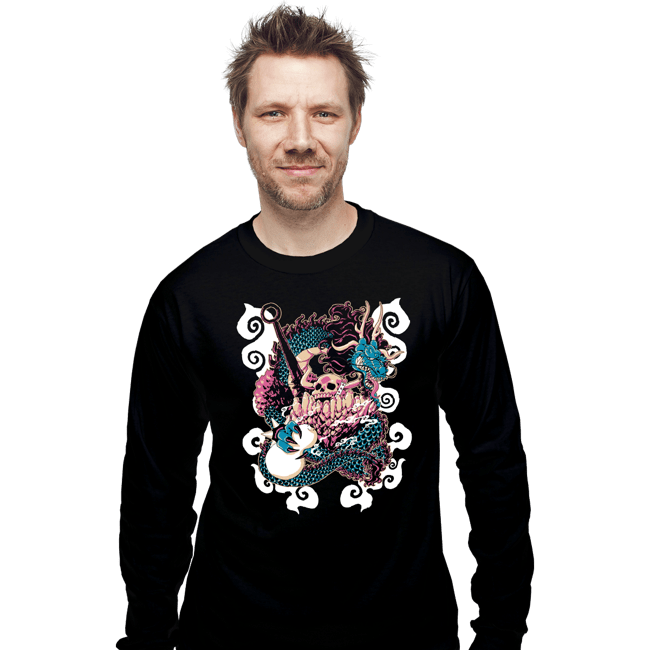 Shirts Long Sleeve Shirts, Unisex / Small / Black Kaidou of the Beasts