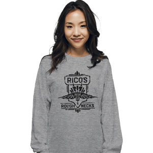 Secret_Shirts Long Sleeve Shirts, Unisex / Small / Sports Grey Rico's Roughnecks