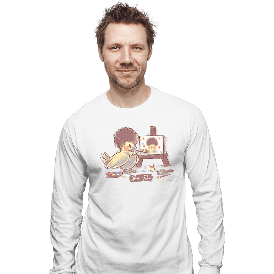 Shirts Long Sleeve Shirts, Unisex / Small / White Birb Ross
