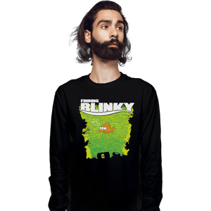 Shirts Long Sleeve Shirts, Unisex / Small / Black Finding Blinky