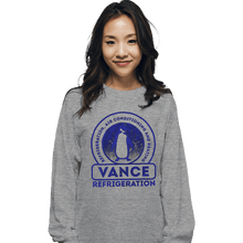 Load image into Gallery viewer, Secret_Shirts Long Sleeve Shirts, Unisex / Small / Sports Grey Vance Refrigeration
