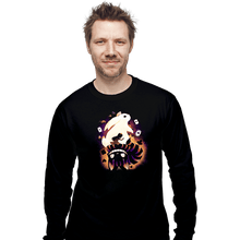Load image into Gallery viewer, Daily_Deal_Shirts Long Sleeve Shirts, Unisex / Small / Black Cheshire White Rabbit
