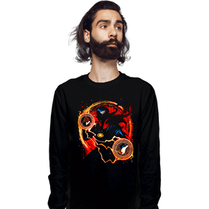 Daily_Deal_Shirts Long Sleeve Shirts, Unisex / Small / Black Sorcerer Supreme of Madness