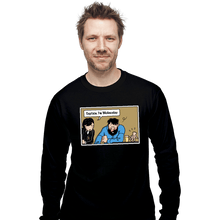 Load image into Gallery viewer, Secret_Shirts Long Sleeve Shirts, Unisex / Small / Black Wednesday Meme
