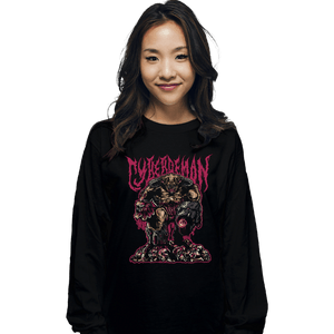Daily_Deal_Shirts Long Sleeve Shirts, Unisex / Small / Black Cyberdemon