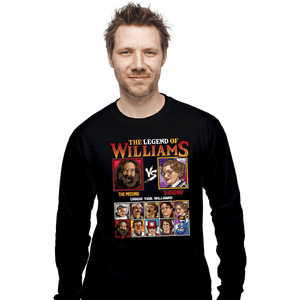Daily_Deal_Shirts Long Sleeve Shirts, Unisex / Small / Black Robin Williams Fighter
