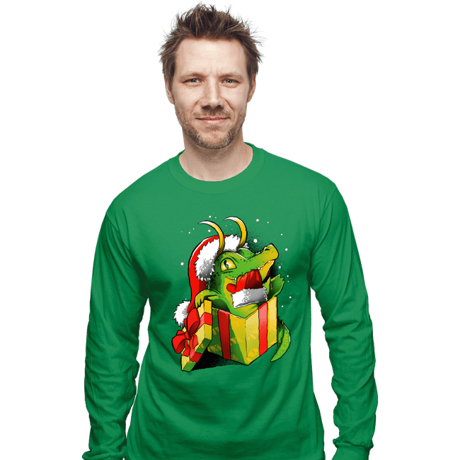 Daily_Deal_Shirts Long Sleeve Shirts, Unisex / Small / Irish Green Christmas Variant
