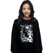 Load image into Gallery viewer, Daily_Deal_Shirts Long Sleeve Shirts, Unisex / Small / Black Beetlejuice Splatter
