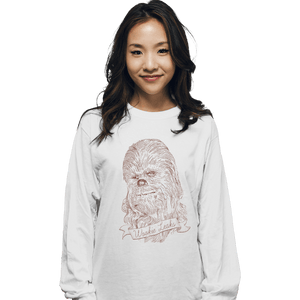 Shirts Long Sleeve Shirts, Unisex / Small / White Wookie Leaks