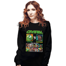 Load image into Gallery viewer, Secret_Shirts Long Sleeve Shirts, Unisex / Small / Black Crystal Fighter
