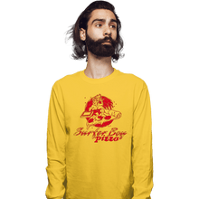 Load image into Gallery viewer, Daily_Deal_Shirts Long Sleeve Shirts, Unisex / Small / Gold Strange Pizza
