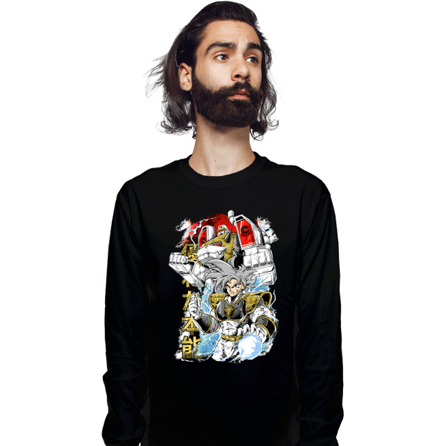Daily_Deal_Shirts Long Sleeve Shirts, Unisex / Small / Black Saiyan Ranger