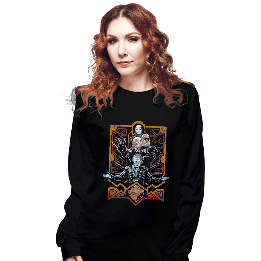 Shirts Long Sleeve Shirts, Unisex / Small / Black Enter The Cenobites