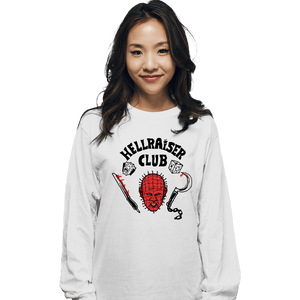 Daily_Deal_Shirts Long Sleeve Shirts, Unisex / Small / White Hellraiser Club