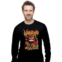 Load image into Gallery viewer, Shirts Long Sleeve Shirts, Unisex / Small / Black Wario Land
