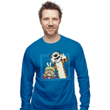 Load image into Gallery viewer, Shirts Long Sleeve Shirts, Unisex / Small / Sapphire Exotic Joe and Tiger
