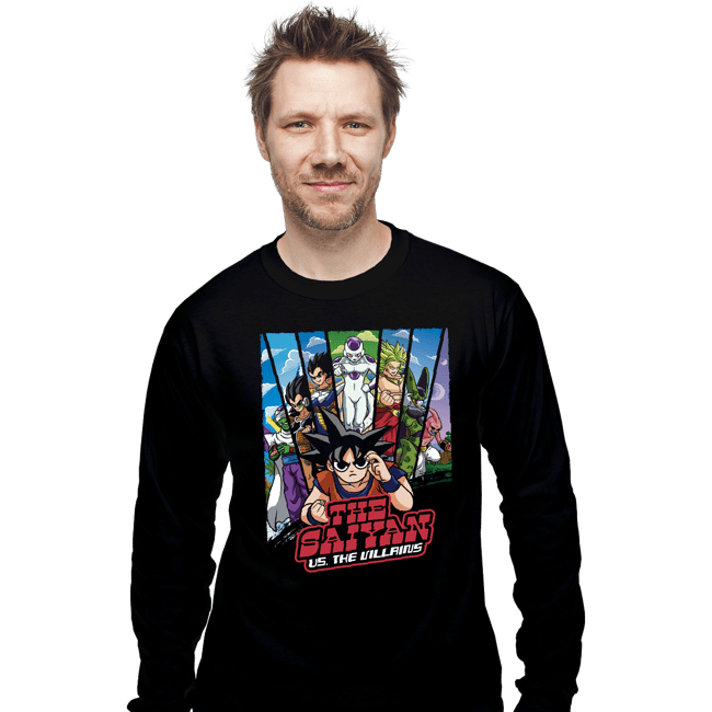 Secret_Shirts Long Sleeve Shirts, Unisex / Small / Black The Saiyan V The Villains