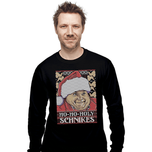 Shirts Long Sleeve Shirts, Unisex / Small / Black Holy Schnikes