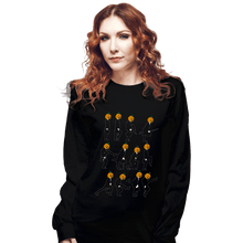Load image into Gallery viewer, Shirts Long Sleeve Shirts, Unisex / Small / Black Spoopy Walk
