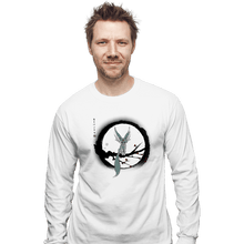 Load image into Gallery viewer, Shirts Long Sleeve Shirts, Unisex / Small / White FFXv Carbuncle
