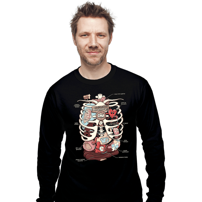Shirts Long Sleeve Shirts, Unisex / Small / Black Anatomy Of A DM