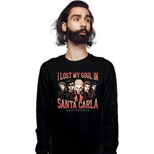 Daily_Deal_Shirts Long Sleeve Shirts, Unisex / Small / Black Santa Carla California
