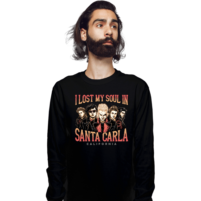 Daily_Deal_Shirts Long Sleeve Shirts, Unisex / Small / Black Santa Carla California
