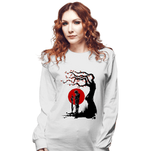 Load image into Gallery viewer, Shirts Long Sleeve Shirts, Unisex / Small / White Red Sun In Zanarkland
