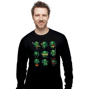 Shirts Long Sleeve Shirts, Unisex / Small / Black Cthulhu Roles