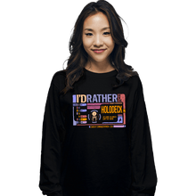 Load image into Gallery viewer, Secret_Shirts Long Sleeve Shirts, Unisex / Small / Black Holodeck!
