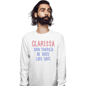Secret_Shirts Long Sleeve Shirts, Unisex / Small / White Clarrissa