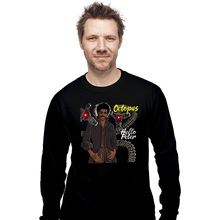 Load image into Gallery viewer, Secret_Shirts Long Sleeve Shirts, Unisex / Small / Black Octopus Hello
