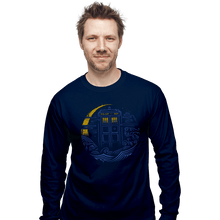 Load image into Gallery viewer, Shirts Long Sleeve Shirts, Unisex / Small / Navy The Traveller
