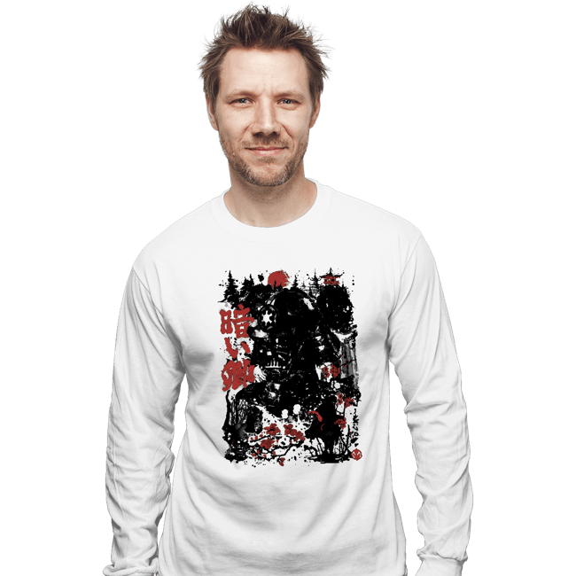 Daily_Deal_Shirts Long Sleeve Shirts, Unisex / Small / White Vader Shogun