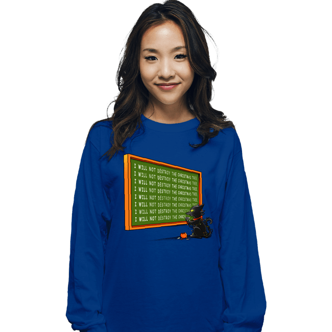 Daily_Deal_Shirts Long Sleeve Shirts, Unisex / Small / Royal Blue I Will Not Destroy