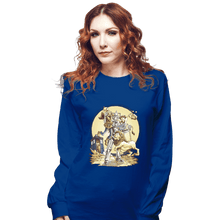 Load image into Gallery viewer, Shirts Long Sleeve Shirts, Unisex / Small / Royal Blue Planet Of Oz
