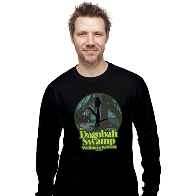 Daily_Deal_Shirts Long Sleeve Shirts, Unisex / Small / Black Dagobah Wellness Retreat