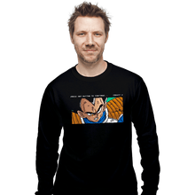 Load image into Gallery viewer, Shirts Long Sleeve Shirts, Unisex / Small / Black Vegeta Continue
