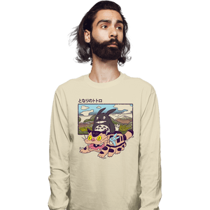 Shirts Long Sleeve Shirts, Unisex / Small / Natural Shonen Neighbors