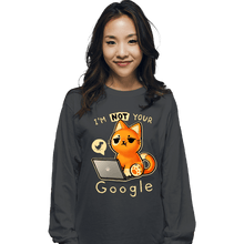 Load image into Gallery viewer, Daily_Deal_Shirts Long Sleeve Shirts, Unisex / Small / Charcoal Not Your Google
