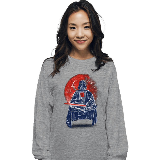 Secret_Shirts Long Sleeve Shirts, Unisex / Small / Sports Grey Dark Side Of The Coffee