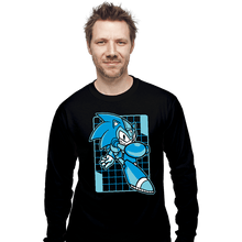 Load image into Gallery viewer, Daily_Deal_Shirts Long Sleeve Shirts, Unisex / Small / Black Mega Sonic
