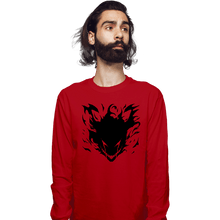 Load image into Gallery viewer, Shirts Long Sleeve Shirts, Unisex / Small / Red Devilman
